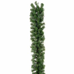 270cm Green Garland Mixed Tips -100 lights - Battery Operated