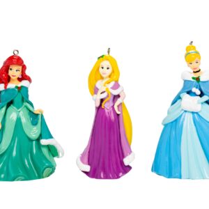 Classic Disney Princesses Tree Ornament - Ariel / Rapunzel / Cinderella